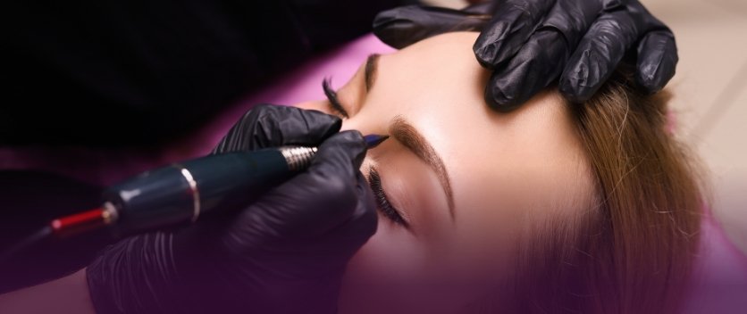 Eyebrow microblading and eyeliner tattoo services at Lifero Skin and Hair Clinic